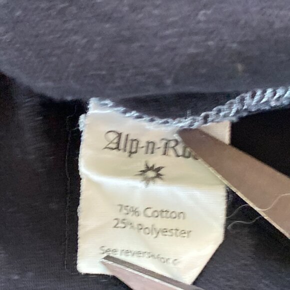 Alp-n-Rock Aspen 'Blue Sky Forever' Henley Small Gray Embroidered RARE HTF** - Picture 9 of 14